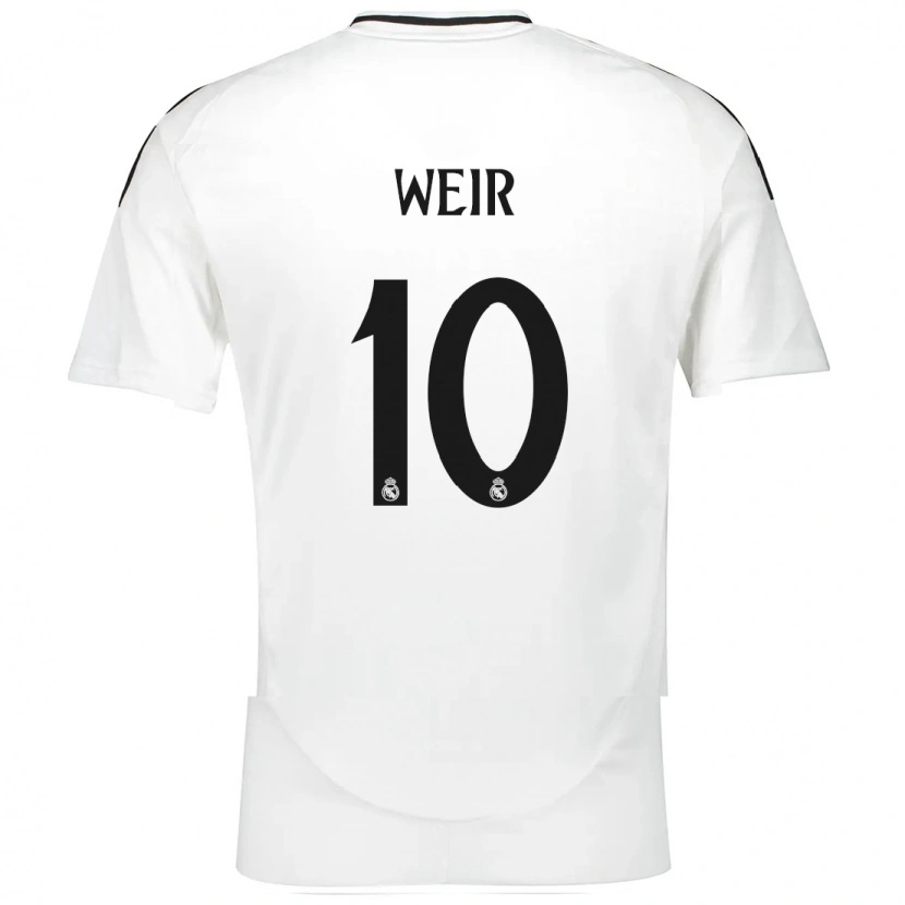 Danxen Kid Caroline Weir #10 White Home Jersey 2024/25 T-Shirt