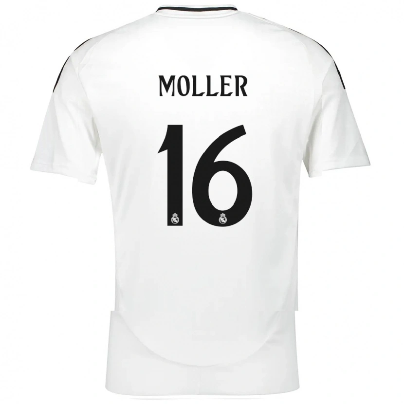 Danxen Kid Caroline Møller #16 White Home Jersey 2024/25 T-Shirt