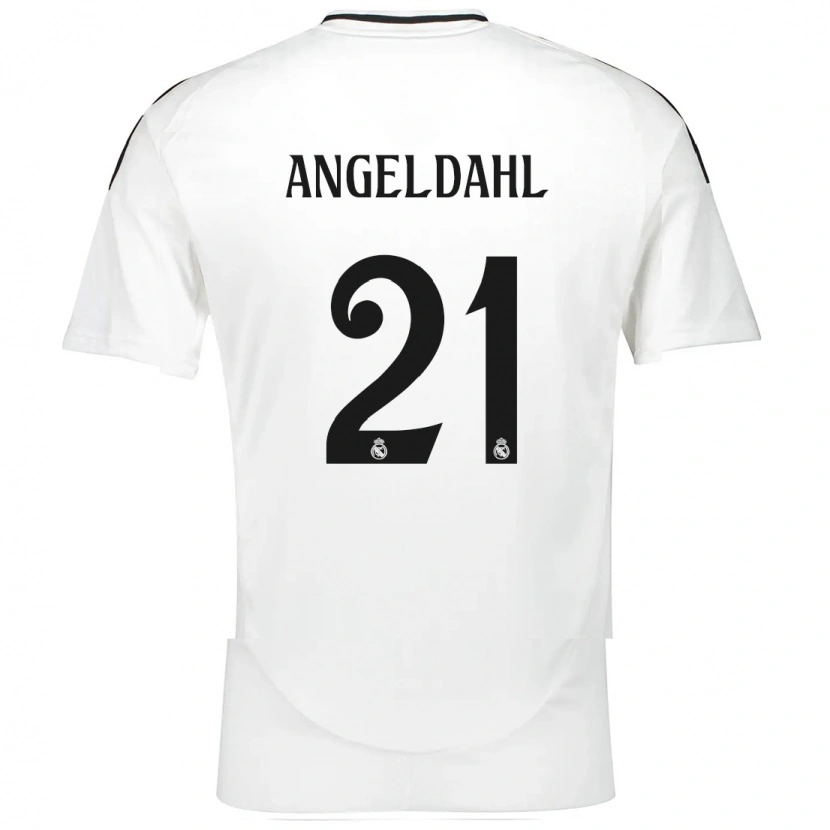 Danxen Kid Filippa Angeldahl #21 White Home Jersey 2024/25 T-Shirt