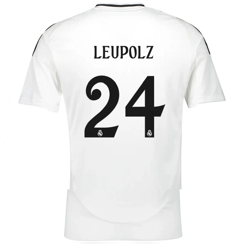 Danxen Kid Melanie Leupolz #24 White Home Jersey 2024/25 T-Shirt