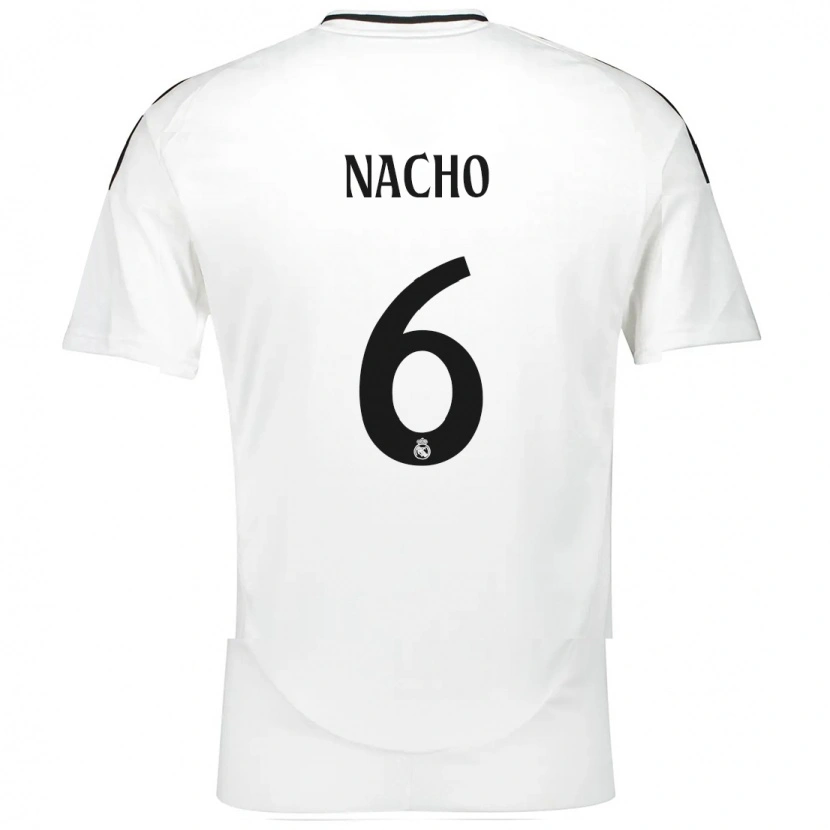 Danxen Kid Nacho Fernández #6 White Home Jersey 2024/25 T-Shirt