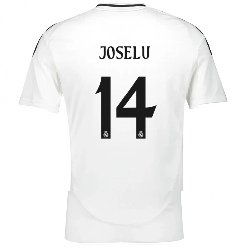 Danxen Kid Joselu #14 White Home Jersey 2024/25 T-Shirt