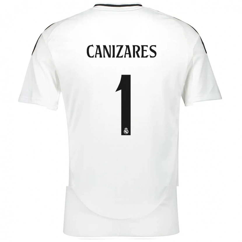 Danxen Kid Lucas Cañizares #1 White Home Jersey 2024/25 T-Shirt