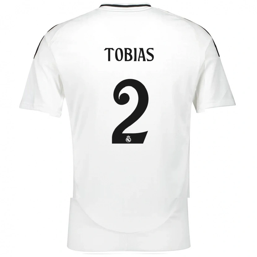 Danxen Kid Vinícius Tobias #2 White Home Jersey 2024/25 T-Shirt