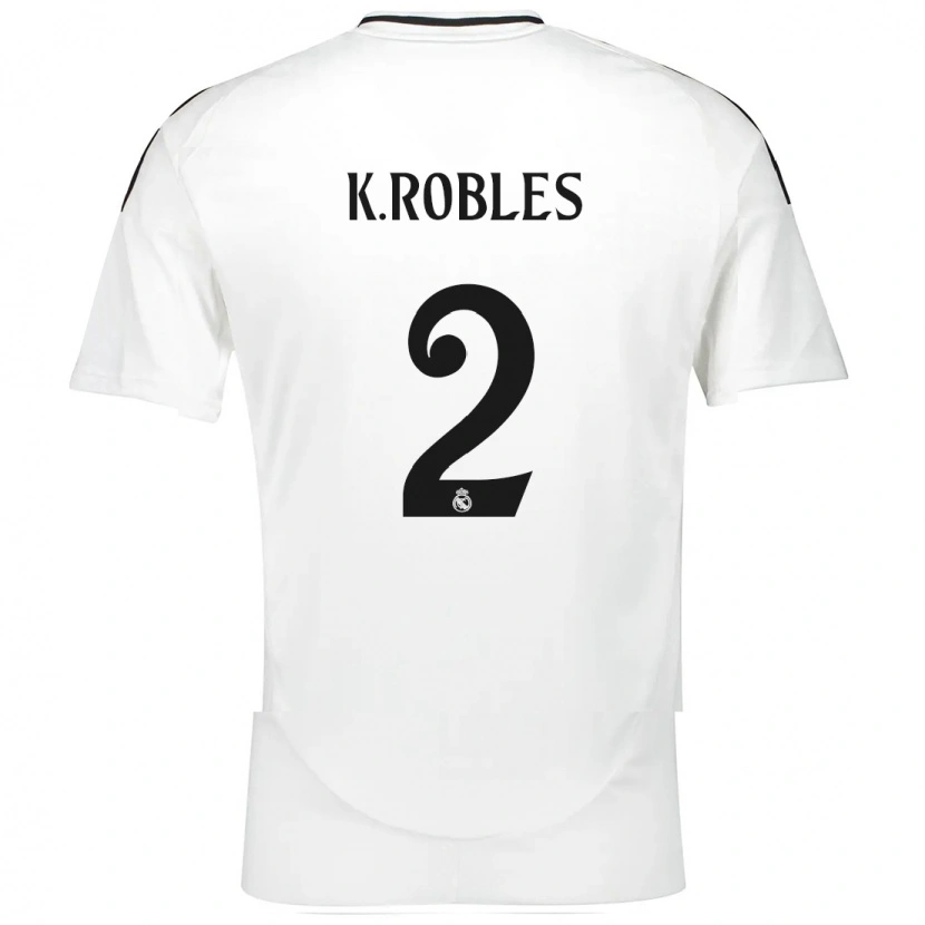 Danxen Kid Kenti Robles #2 White Home Jersey 2024/25 T-Shirt