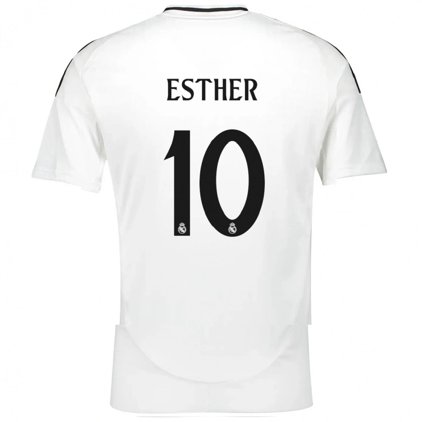 Danxen Kid Esther Gonzalez #10 White Home Jersey 2024/25 T-Shirt