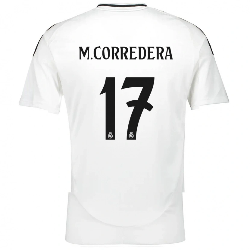 Danxen Kid Marta Corredera #17 White Home Jersey 2024/25 T-Shirt