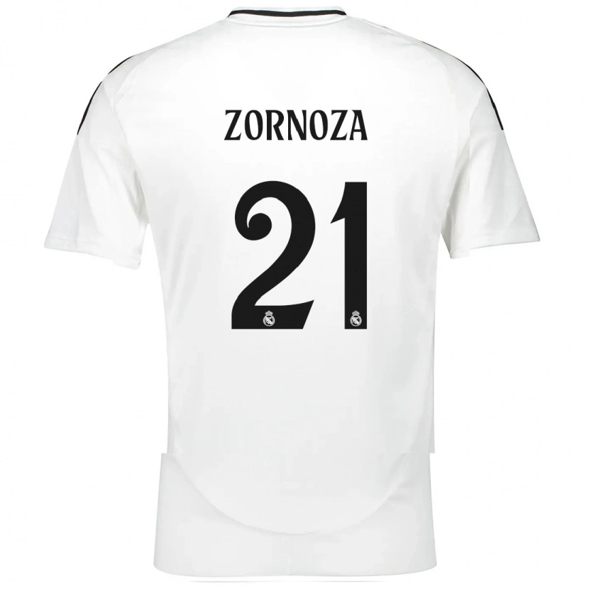 Danxen Kid Claudia Zornoza #21 White Home Jersey 2024/25 T-Shirt