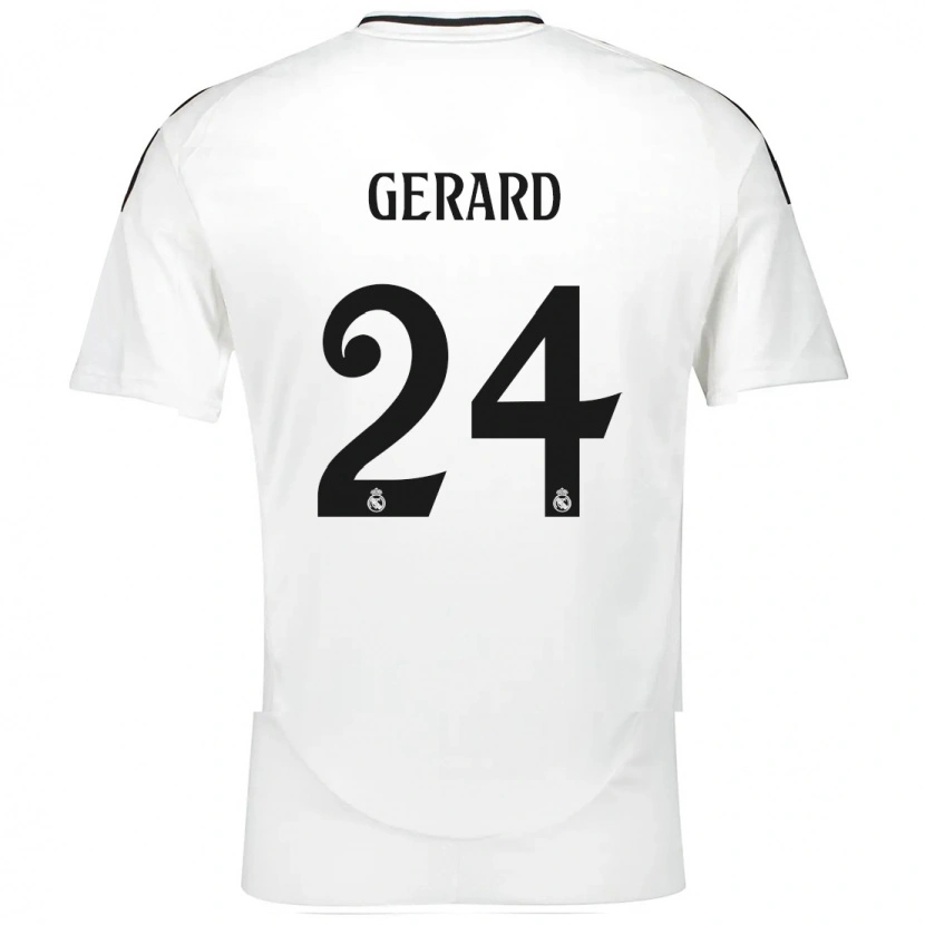 Danxen Kid Meline Gerard #24 White Home Jersey 2024/25 T-Shirt