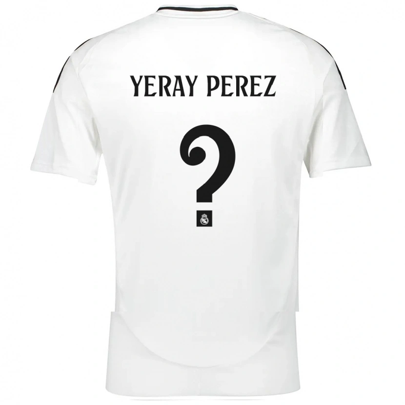 Danxen Kid Yeray Perez #0 White Home Jersey 2024/25 T-Shirt