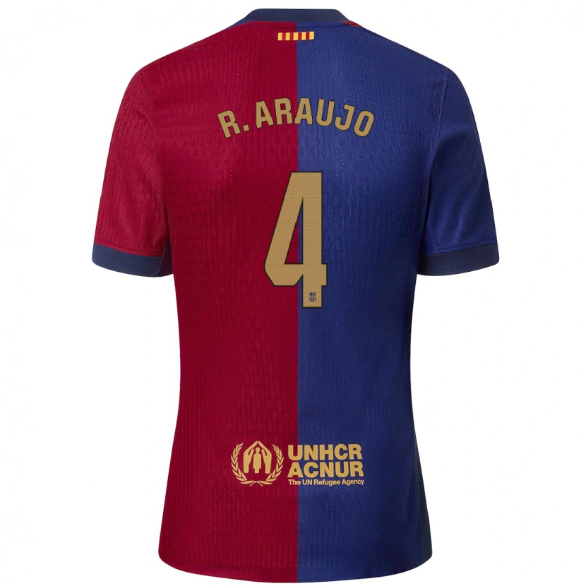 Danxen Kid Ronald Araujo #4 Blue Red Home Jersey 2024/25 T-Shirt