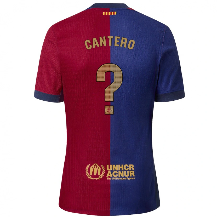 Danxen Kid Rubén Cantero #0 Blue Red Home Jersey 2024/25 T-Shirt