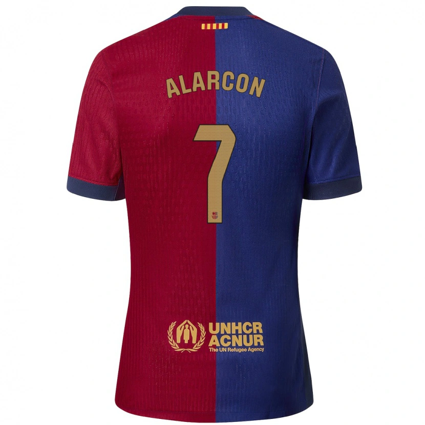 Danxen Kid Ángel Alarcón #7 Blue Red Home Jersey 2024/25 T-Shirt