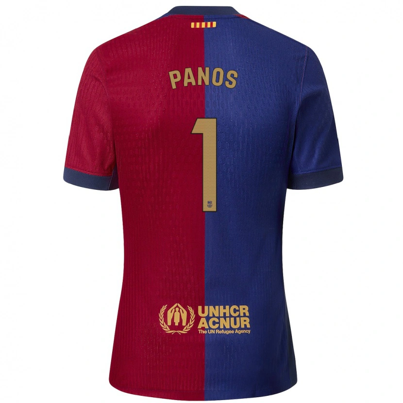 Danxen Kid Sandra Panos #1 Blue Red Home Jersey 2024/25 T-Shirt