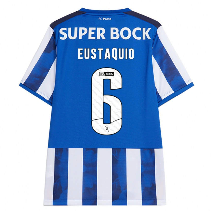 Danxen Kid Stephen Eustaquio #6 Blue White Home Jersey 2024/25 T-Shirt