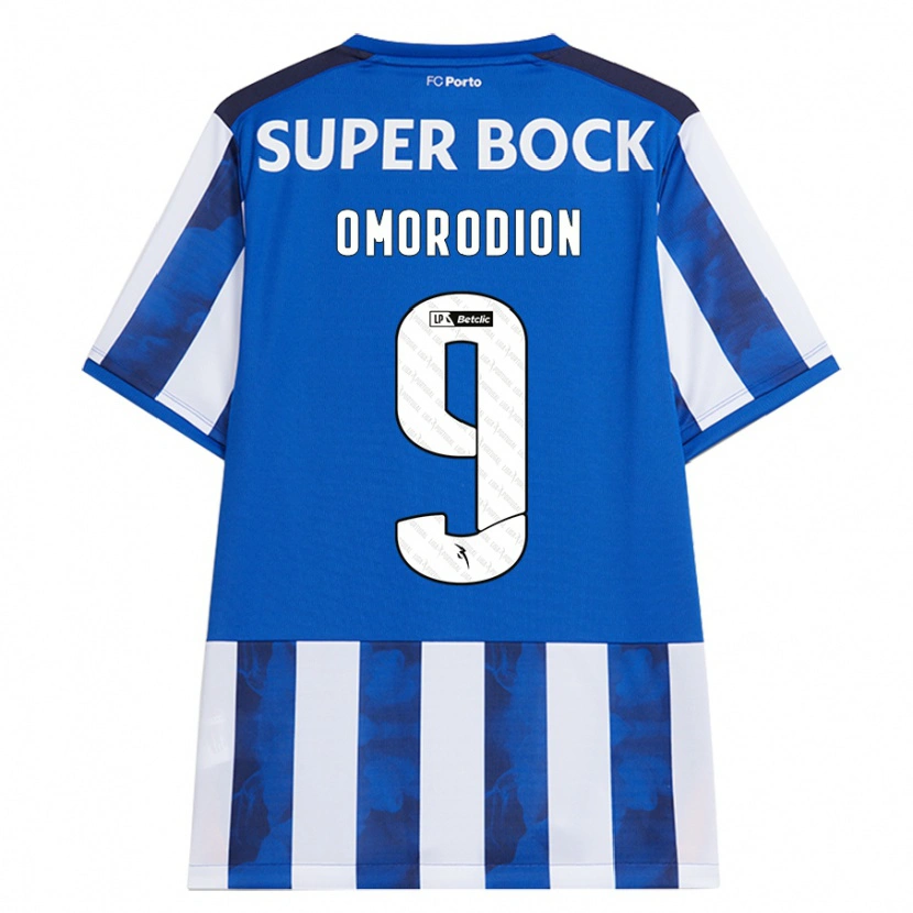 Danxen Kid Samu Omorodion #9 Blue White Home Jersey 2024/25 T-Shirt