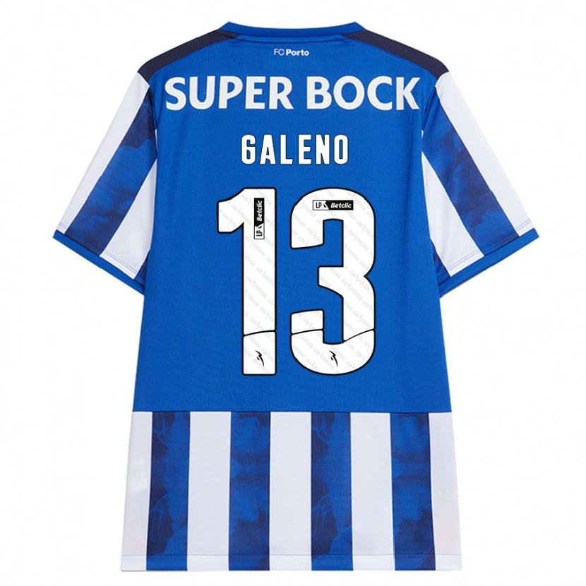 Danxen Kid Galeno #13 Blue White Home Jersey 2024/25 T-Shirt