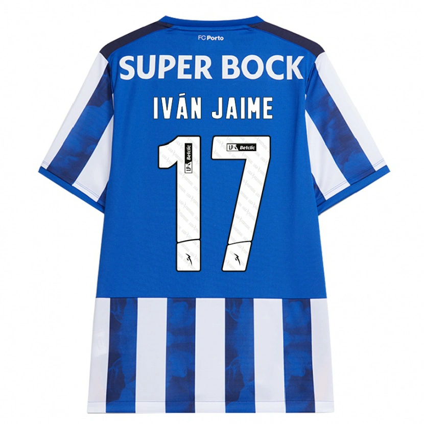 Danxen Kid Iván Jaime #17 Blue White Home Jersey 2024/25 T-Shirt