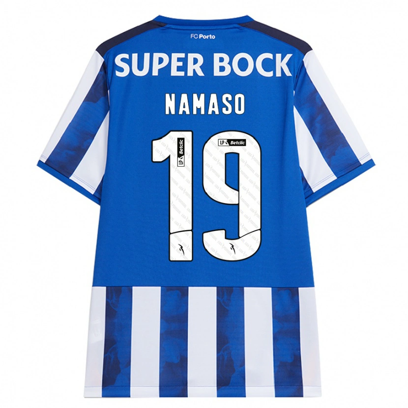 Danxen Kid Danny Namaso #19 Blue White Home Jersey 2024/25 T-Shirt