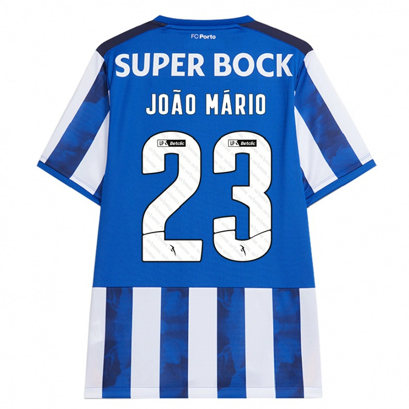 Danxen Kid João Mário #23 Blue White Home Jersey 2024/25 T-Shirt