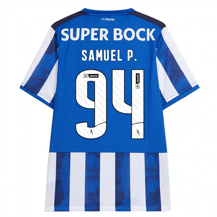 Danxen Kid Samuel Portugal #94 Blue White Home Jersey 2024/25 T-Shirt