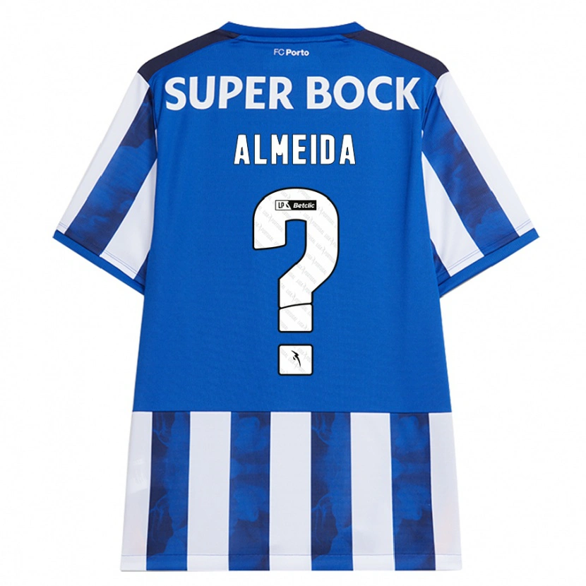 Danxen Kid Tomé Almeida #0 Blue White Home Jersey 2024/25 T-Shirt