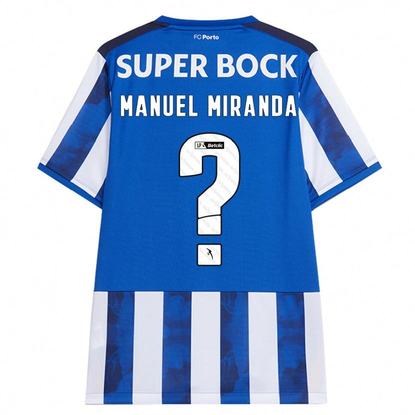 Danxen Kid Manuel Miranda #0 Blue White Home Jersey 2024/25 T-Shirt