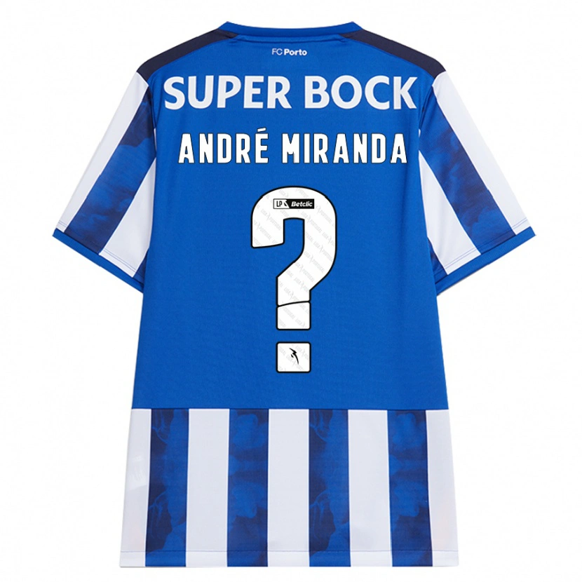 Danxen Kid André Miranda #0 Blue White Home Jersey 2024/25 T-Shirt