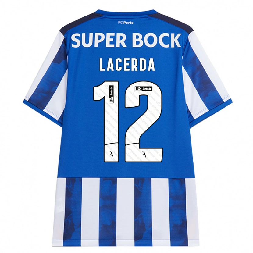 Danxen Kid Lacerda #12 Blue White Home Jersey 2024/25 T-Shirt