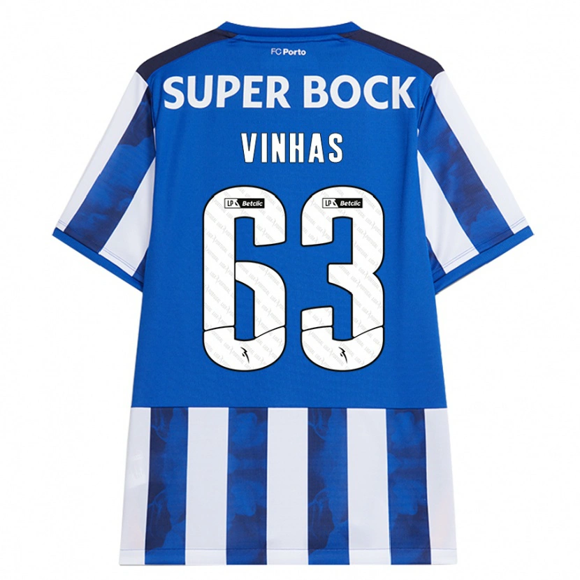 Danxen Kid David Vinhas #63 Blue White Home Jersey 2024/25 T-Shirt