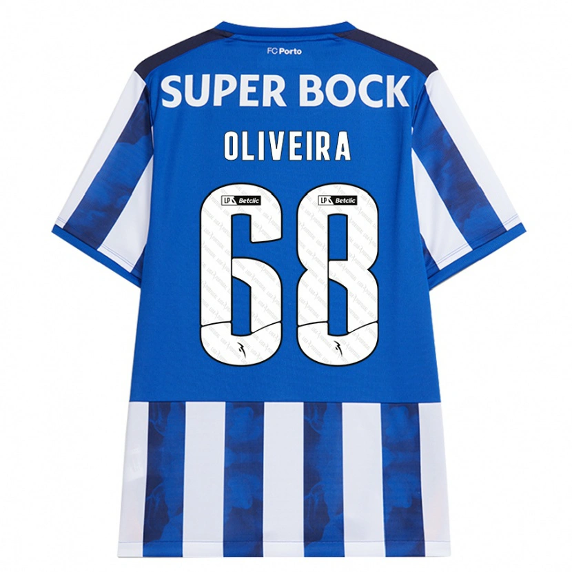 Danxen Kid André Oliveira #68 Blue White Home Jersey 2024/25 T-Shirt