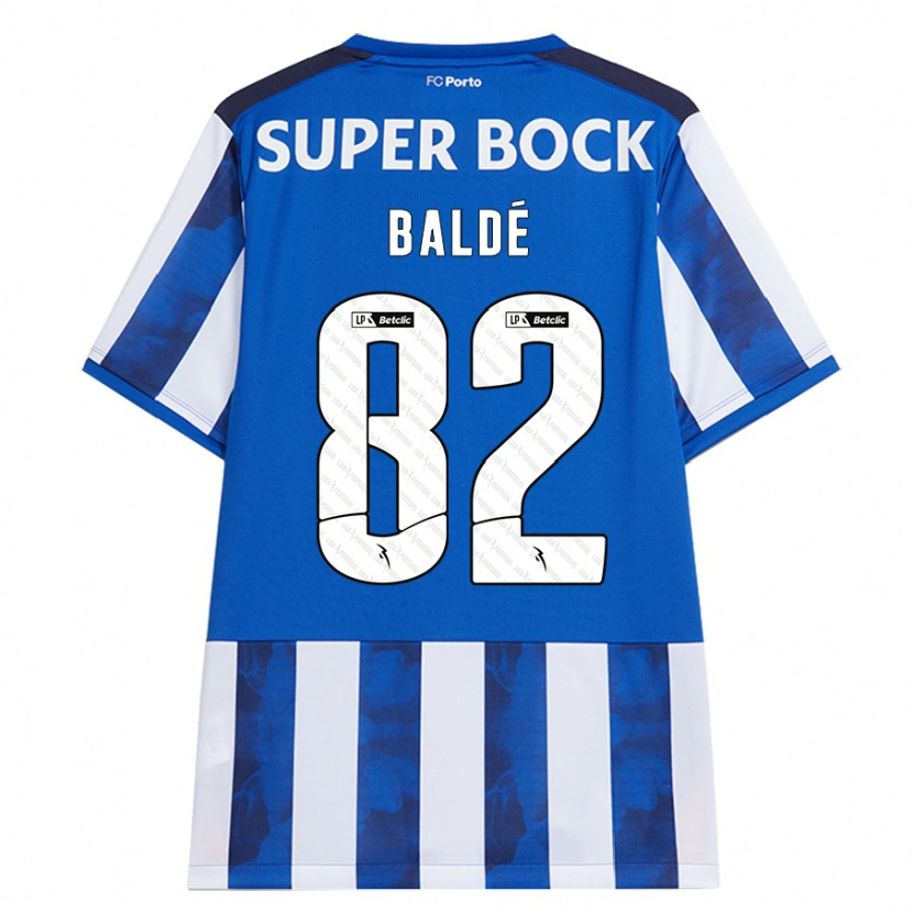 Danxen Kid Alfa Baldé #82 Blue White Home Jersey 2024/25 T-Shirt