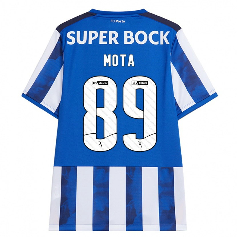 Danxen Kid Luís Mota #89 Blue White Home Jersey 2024/25 T-Shirt