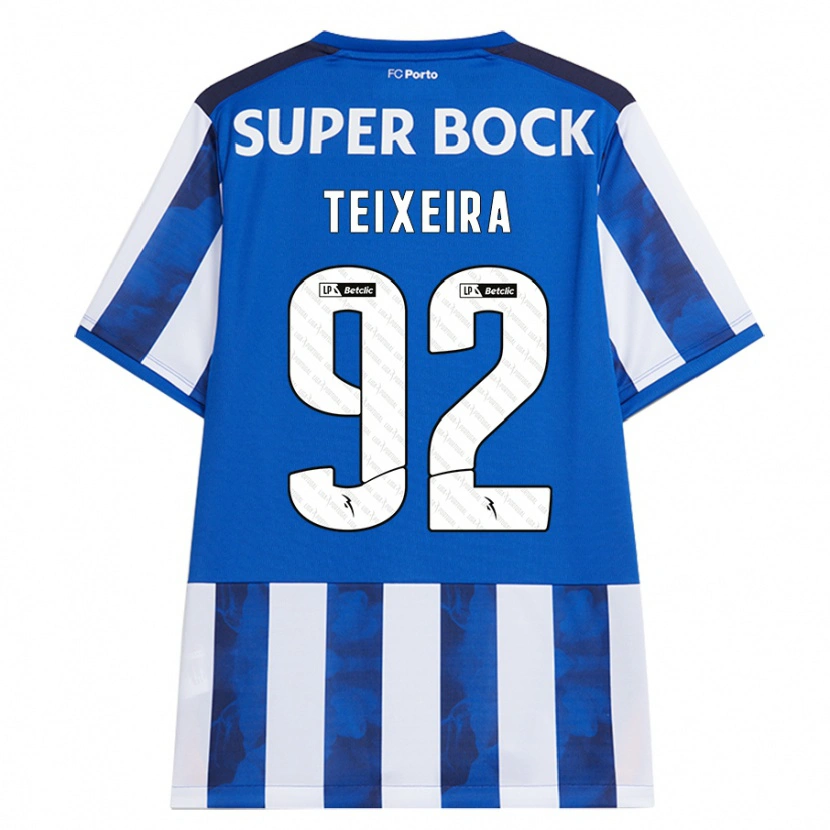 Danxen Kid João Teixeira #92 Blue White Home Jersey 2024/25 T-Shirt