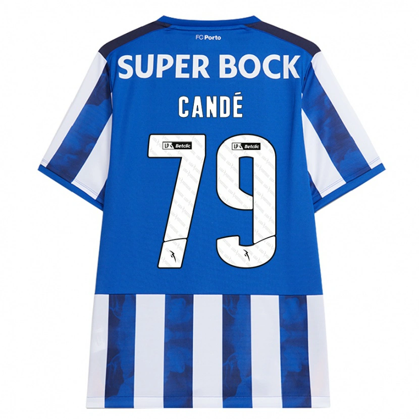 Danxen Kid Umaro Candé #79 Blue White Home Jersey 2024/25 T-Shirt