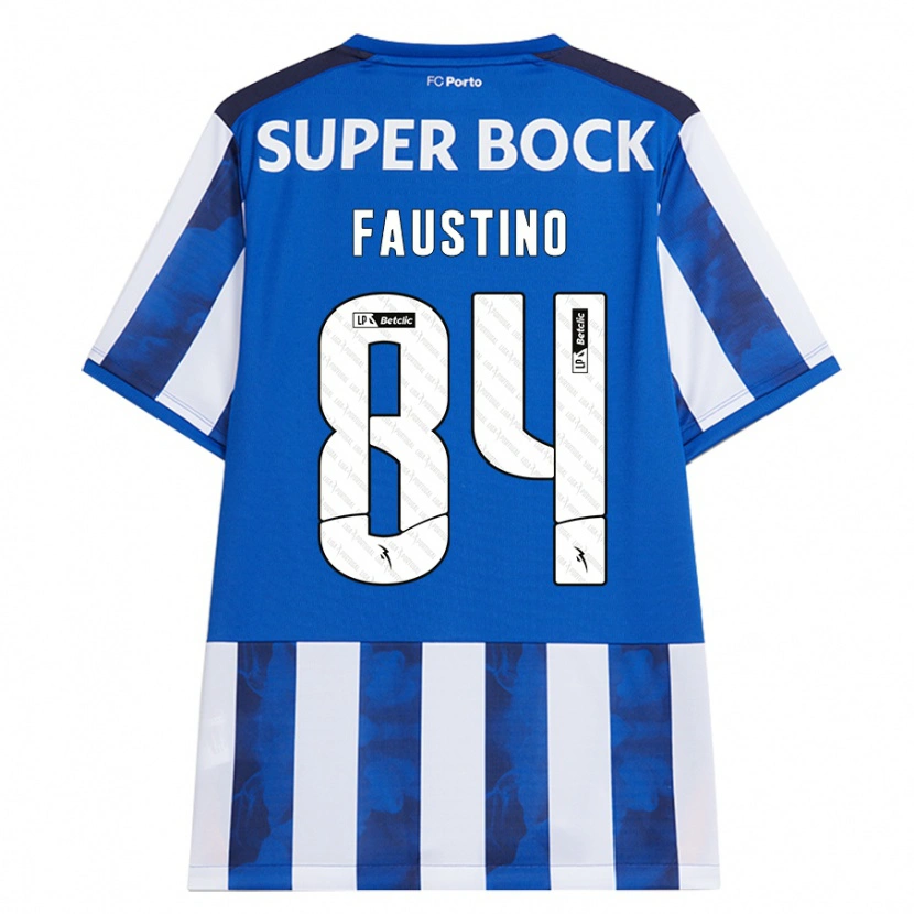 Danxen Kid Levi Faustino #84 Blue White Home Jersey 2024/25 T-Shirt