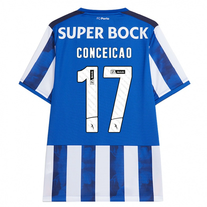 Danxen Kid Rodrigo Conceicao #17 Blue White Home Jersey 2024/25 T-Shirt