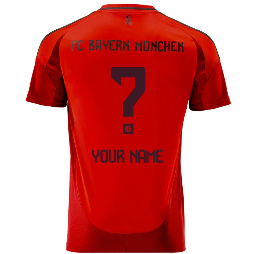 Danxen Kid Your Name #0 Red Home Jersey 2024/25 T-Shirt