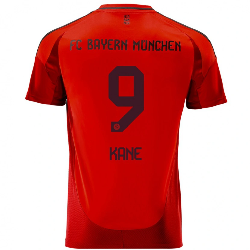 Danxen Kid Harry Kane #9 Red Home Jersey 2024/25 T-Shirt