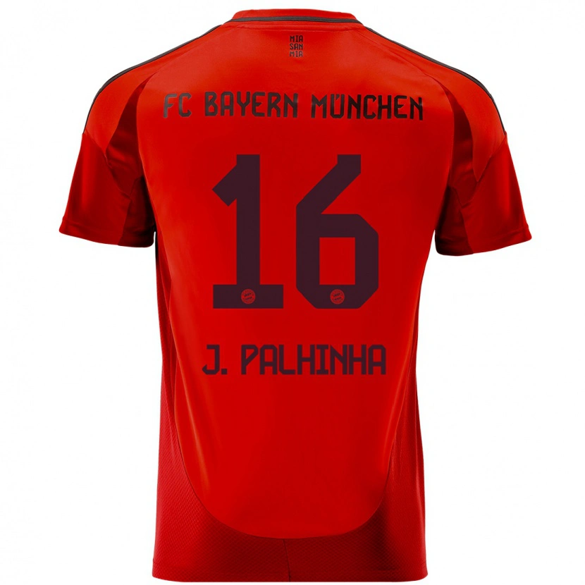 Danxen Kid João Palhinha #16 Red Home Jersey 2024/25 T-Shirt