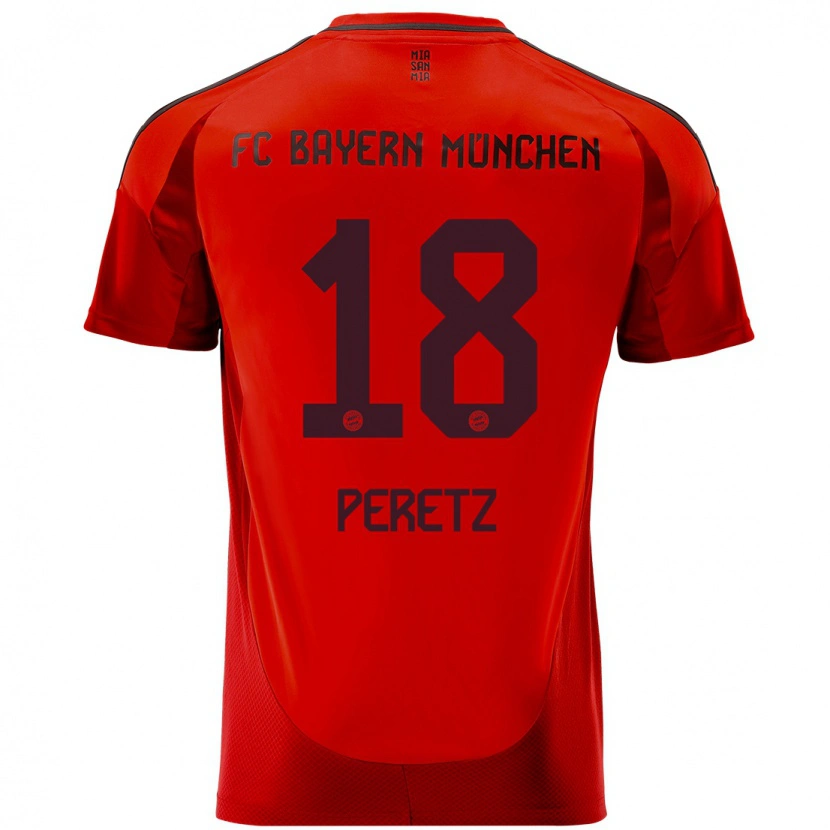 Danxen Kid Daniel Peretz #18 Red Home Jersey 2024/25 T-Shirt