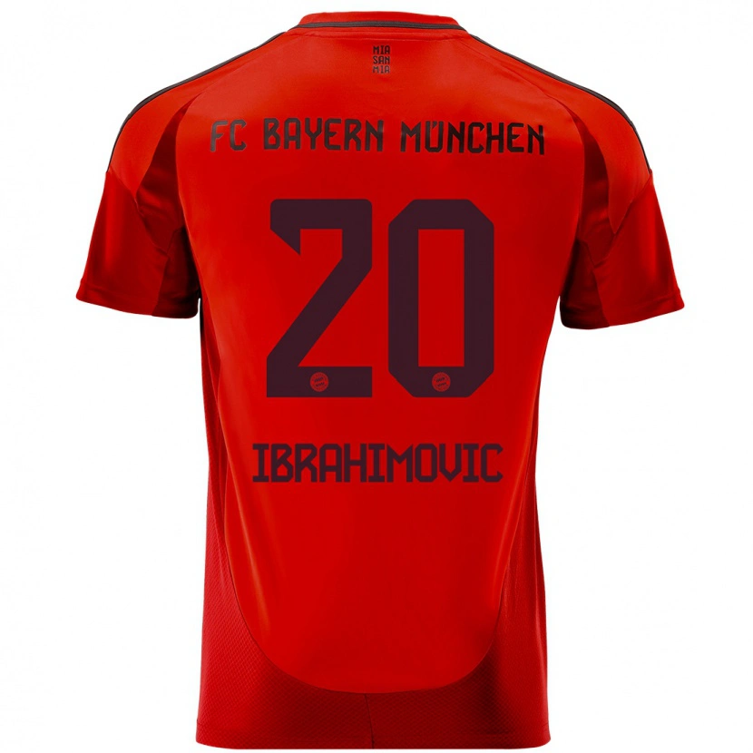 Danxen Kid Arijon Ibrahimovic #20 Red Home Jersey 2024/25 T-Shirt