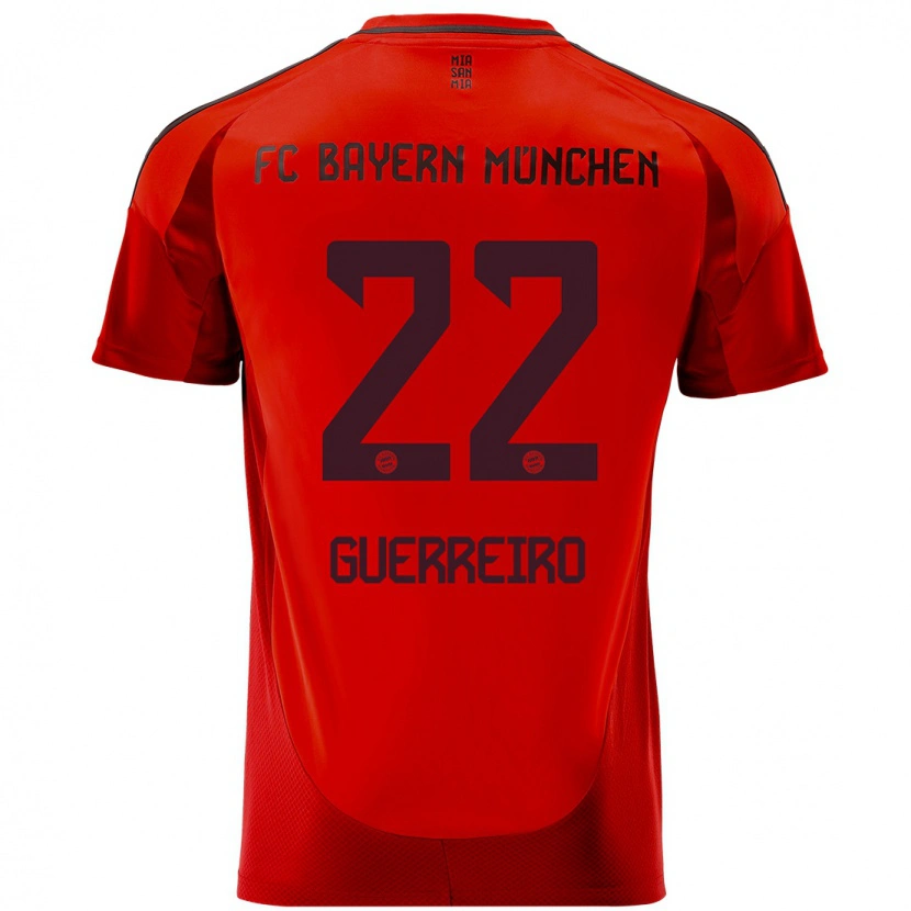 Danxen Kid Raphaël Guerreiro #22 Red Home Jersey 2024/25 T-Shirt