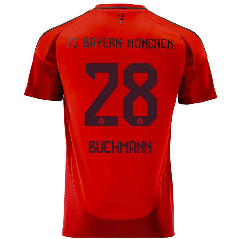 Danxen Kid Tarek Buchmann #28 Red Home Jersey 2024/25 T-Shirt