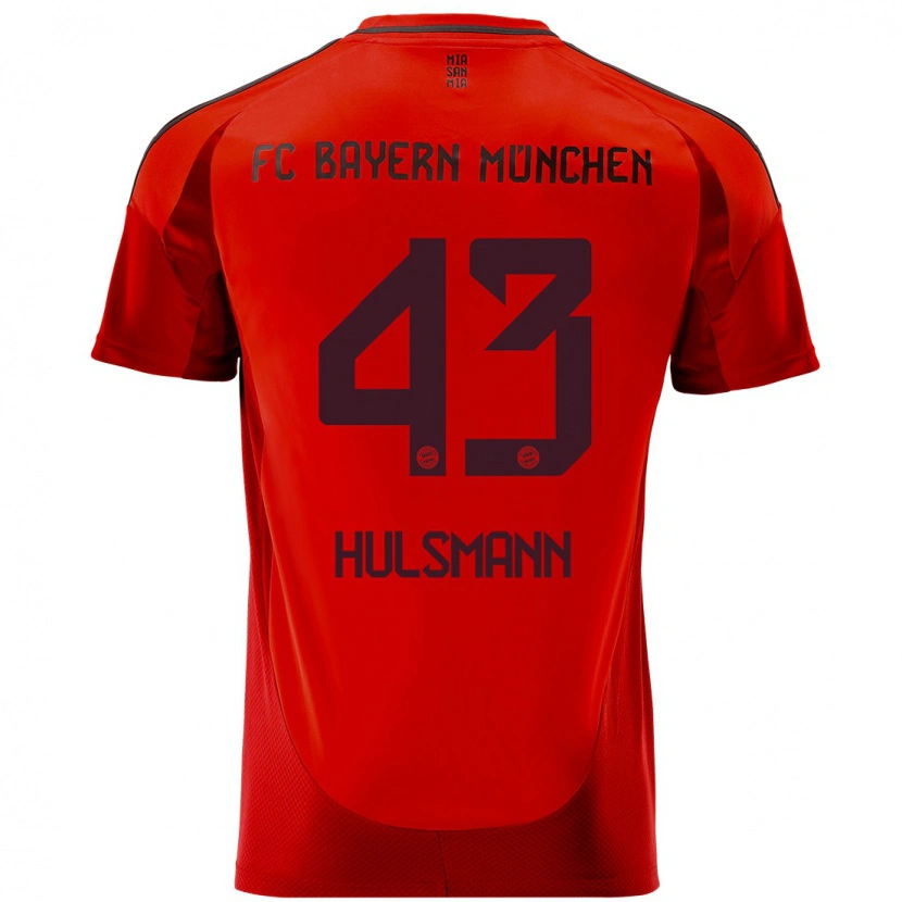 Danxen Kid Tom Hülsmann #43 Red Home Jersey 2024/25 T-Shirt