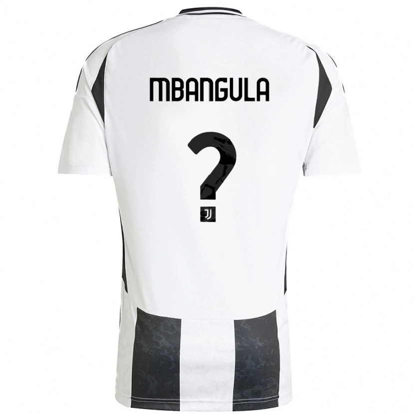 Danxen Kid Samuel Mbangula #0 White Black Home Jersey 2024/25 T-Shirt