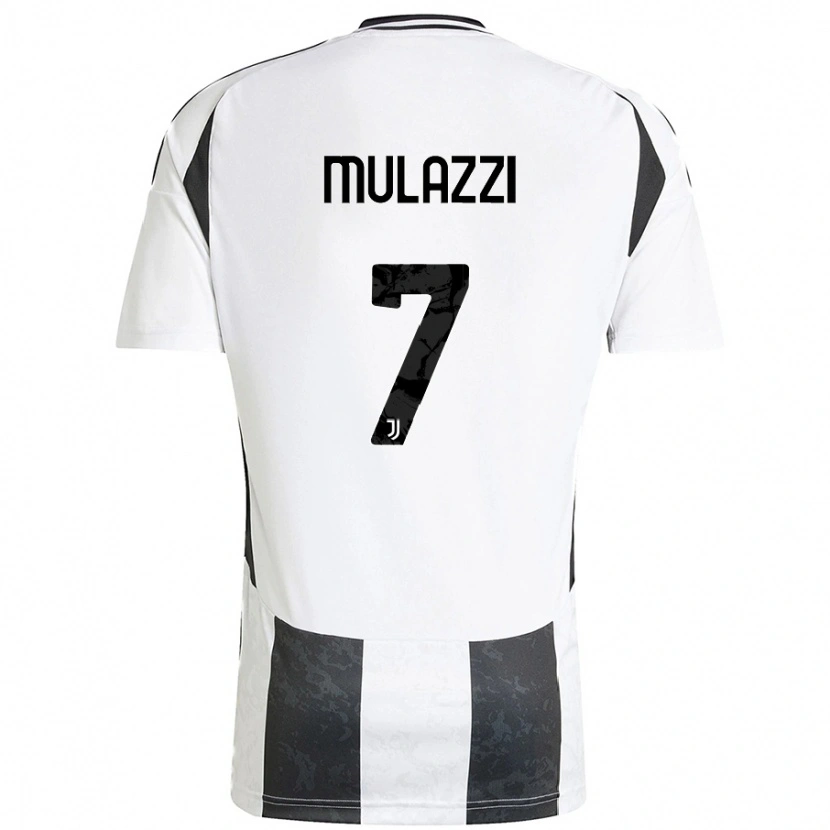 Danxen Kid Gabriele Mulazzi #7 White Black Home Jersey 2024/25 T-Shirt