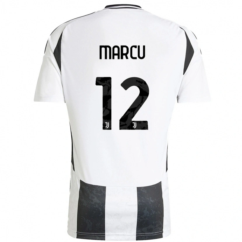 Danxen Kid Alessio Marcu #12 White Black Home Jersey 2024/25 T-Shirt