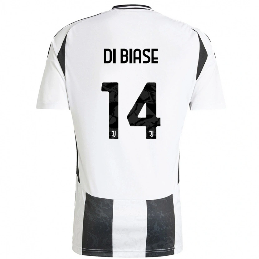 Danxen Kid Gianmarco Di Biase #14 White Black Home Jersey 2024/25 T-Shirt