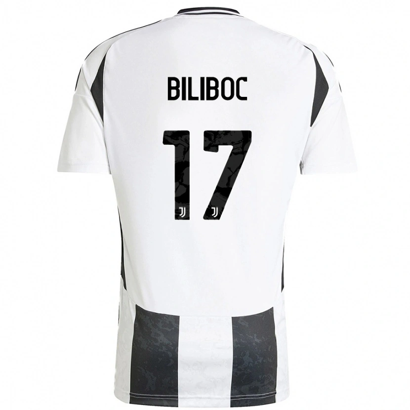 Danxen Kid Lorenzo Biliboc #17 White Black Home Jersey 2024/25 T-Shirt